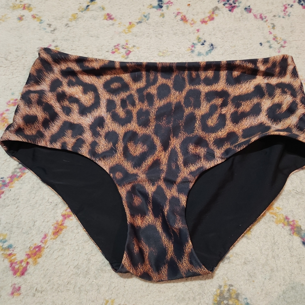 Saint Somebody Leopard Bikini Bottoms